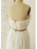 Strapless Sweetheart Full Lace Wedding Dress